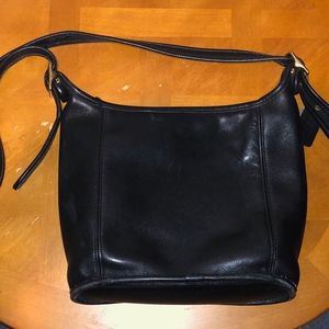 Black Leather Coach Bag